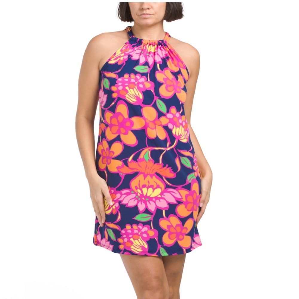 Trina Turk Women’s Small Juju Garden Floral Print Sleeveless Dress